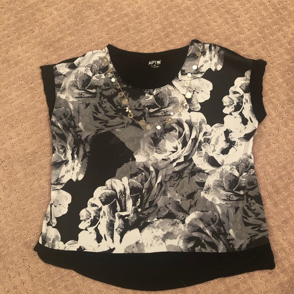 Apt. 9 Tops - Black blouse
